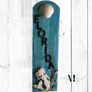 Handmade Shingle Florida Wall decor